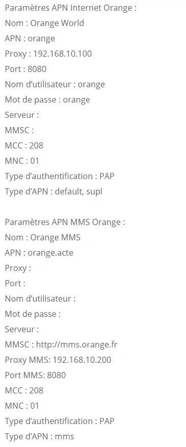 APN Orange