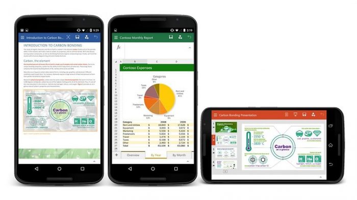 excel powerpoint word android