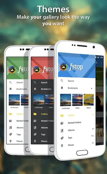 F-stop : application galerie photo sous Android