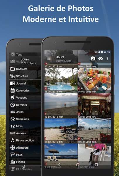 PhotoMap Gallery : application galerie photo sous Android