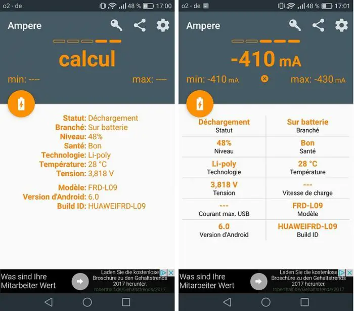 portable qui chauffe ampère