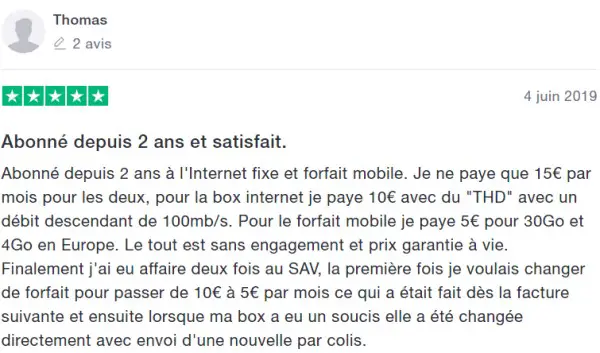 Retour client SFR