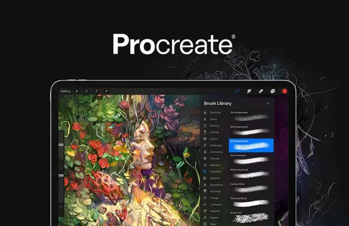 Application de dessin Procreate 