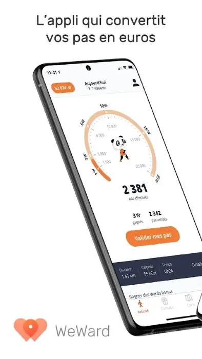 WeWard application pour gagner de l'argent