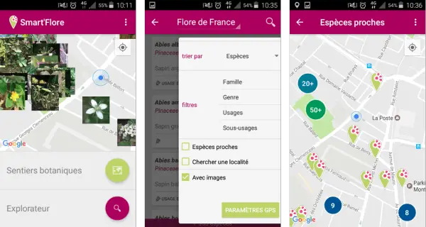 smart flore application reconnaitre plante