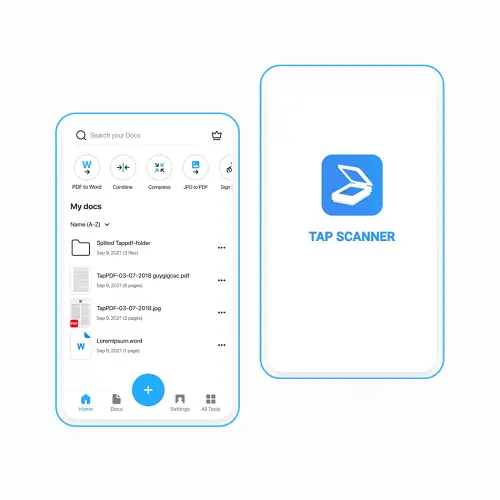 Tap Scanner top 12 application scanner