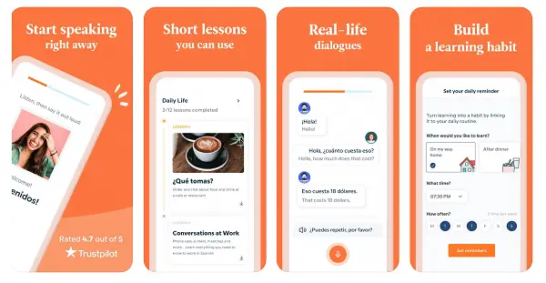 babbel application pour apprendre anglais