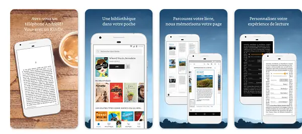 kindle Amazon Application pour lire des livres gratuitement